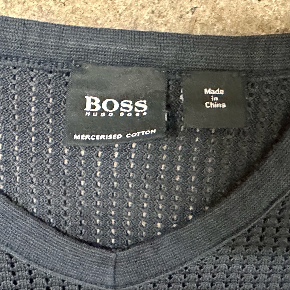 Hugo Boss mercerized shirt size small